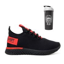 Tênis para Academia Masculino Esportivo Olimp Caminhada Bf Shoes + Coqueteleira Exclusiva