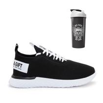 Tênis para Academia Masculino Esportivo Olimp Caminhada Bf Shoes + Coqueteleira Exclusiva