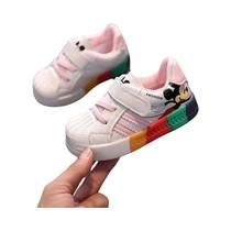 Tênis Para Bebês Meninos E Meninas Com Solado Macio, Respirável E Antiderrapante Para Primavera E