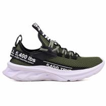 Tênis para Caminhada Academia Masculino e Feminino Verde Musgo 5400 Tryd Tênis para Caminhada Academia Masculino e Feminino Verde Musgo 5400 Tryd