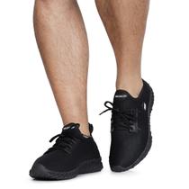 Tênis para Caminhada Exercício Funcional Treino Masculino - Preto e Preto
