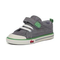 Tênis para crianças See Kai Run Stevie II cinza azul marinho tamanho 11