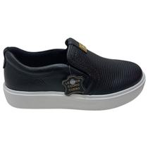 Tênis Pegada Feminino Calce Facil Em Couro Verão 2026