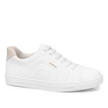 Tênis Pegada Feminino em Couro Branco 21115201 Tênis Pegada Feminino em Couro Branco 21115201