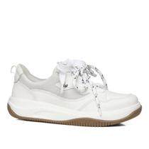 Tênis Pegada Feminino Em Couro Branco 213202.02 Tênis Pegada Feminino Em Couro Branco 213202.02