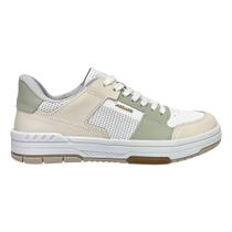Tênis Pegada Feminino London em Couro 212602 Branco/Pistache