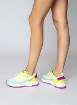 Tênis Petite Jolie Puff Sneaker Branco e Multi 4 PJ7130II