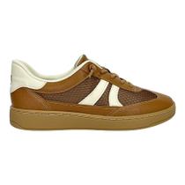 Tênis Piccadilly Beta Casual 985025 Mascavo/Off White