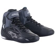 Tenis Pilotagem Alpinestars Faster 3 Impermeável Cinza Moto