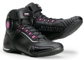 Tenis Pilotagem Feminino Mondeo 9950 Moto Spirit Tech 3 Rosa