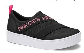 Tênis pink cats slip on ref:v2851 menina