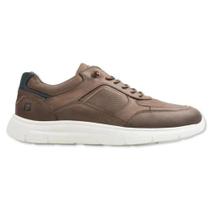 Tenis pipper masculino casual emold em couro new london 55906