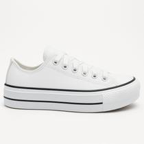 Tênis plataforma feminino branco original casual sola alta