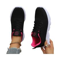 Tênis Plataforma Femininos, Moda, Sapatos De Corrida Em Malha, Casual Para Primavera E Verão, Tênis