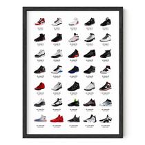 Tênis Poster Haus and Hues Jordan Michael Jordan para homens