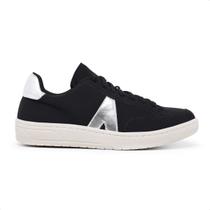 Tenis Preto com Prata Designer A Estilo e Conforto