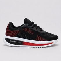 Tenis Preto Masculino Zoom Sola Alta Confortável Solado Emborrachado Leve Tenis Preto Masculino Zoom Sola Alta Confortável Solado Emborrachado Leve
