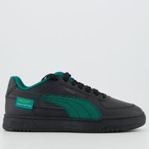 Tênis Puma Aston Martin Caven III Preto e Verde Tênis Puma Aston Martin Caven III Preto e Verde
