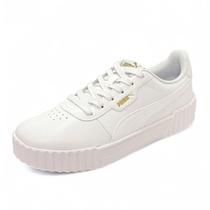 Tênis Puma Carina 3.0 BDP White Gold Tênis Puma Carina 3.0 BDP White Gold