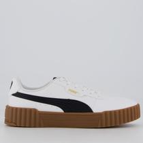 Tênis Puma Carina 3.0 Feminino Branco e Marrom