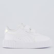 Tênis Puma Carina 3.0 Holo 2.0 Infantil Branco