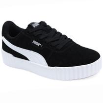 Tênis Puma Carina 3 SD Bdp Feminino - Preto e Branco Tênis Puma Carina 3 SD Bdp Feminino - Preto e Branco