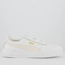 Tênis Puma Carina L BDP Feminino Branco e Bege