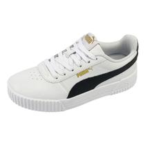 Tênis Puma Carina L BDP White Black Tênis Puma Carina L BDP White Black