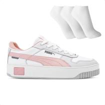 Tênis Puma Carina Street BDP Feminino + 3 Pares de Meias