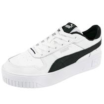 Tênis Puma Carina Street BDP White Black Silver Tênis Puma Carina Street BDP White Black Silver