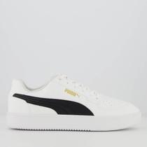 Tênis Puma Caven 2.0 BDP Logo Branco e Preto Tênis Puma Caven 2.0 BDP Logo Branco e Preto