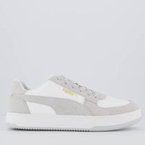 Tênis Puma Caven 2.0 Mono Bdp Branco e Cinza Tênis Puma Caven 2.0 Mono Bdp Branco e Cinza