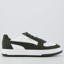 Tênis Puma Caven 2.0 Mono Bdp Branco e Verde Tênis Puma Caven 2.0 Mono Bdp Branco e Verde