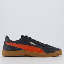Tênis Puma Club 5V5 Preto e Vermelho Tênis Puma Club 5V5 Preto e Vermelho