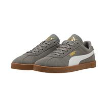 Tênis Puma Club II Unissex - Cinza+Branco - 43 Tênis Puma Club II Unissex - Cinza+Branco - 43