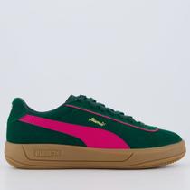 Tênis Puma Club Klassika SD Feminino Verde e Rosa Tênis Puma Club Klassika SD Feminino Verde e Rosa