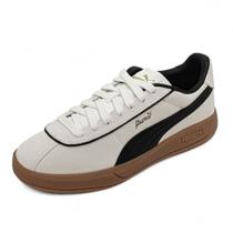 Tênis Puma Club Klassika SD Warm White Black Gold Tênis Puma Club Klassika SD Warm White Black Gold