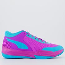 Tênis Puma Court Pro 2 Azul e Roxo Tênis Puma Court Pro 2 Azul e Roxo