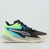 Tênis Puma Dagger Preto e Verde Tênis Puma Dagger Preto e Verde
