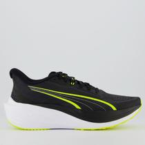 Tênis Puma Darter Pro Preto e Amarelo Tênis Puma Darter Pro Preto e Amarelo