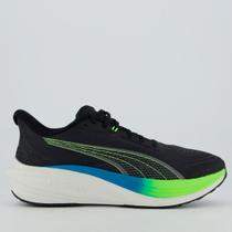 Tênis Puma Darter Pro Preto e Verde