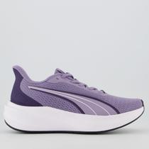 Tênis Puma Dasher Lite Wns Bdp Feminino Roxo e Branco Tênis Puma Dasher Lite Wns Bdp Feminino Roxo e Branco