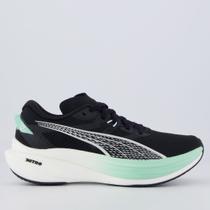 Tênis Puma Deviate Nitro 3 Wns Feminino Preto e Verde