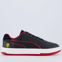 Tênis Puma Ferrari Caven 2.0 Preto e Branco