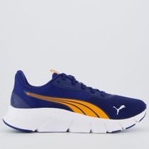 Tênis Puma Flexfocus Lite Modern Juvenil Marinho e Laranja Tênis Puma Flexfocus Lite Modern Juvenil Marinho e Laranja