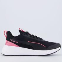 Tênis Puma Flyer Lite 3 Feminino Preto e Rosa Tênis Puma Flyer Lite 3 Feminino Preto e Rosa