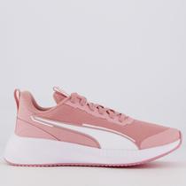 Tênis Puma Flyer Lite 3 II Feminino Rosa e Branco
