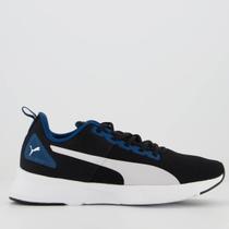 Tênis Puma Flyer Runner BDP Feminino Preto e Azul Tênis Puma Flyer Runner BDP Feminino Preto e Azul