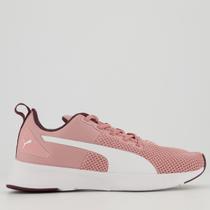 Tênis Puma Flyer Runner BDP Feminino Rosa e Branco