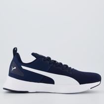 Tenis Puma Flyer Runner Mesh BDP Azul e Branco Tenis Puma Flyer Runner Mesh BDP Azul e Branco